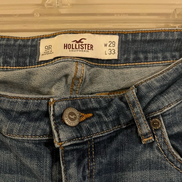 Hollister‎ Women's Dark Blue Straight Leg Jeans - Picture 3 of 5